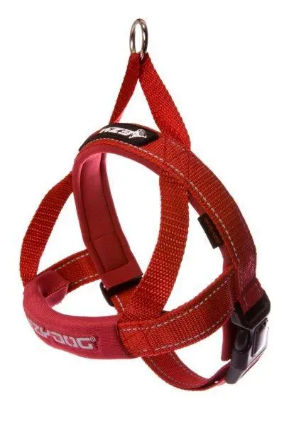 QuickFit sele rød XXS - let og tryg sele til meget små hunde